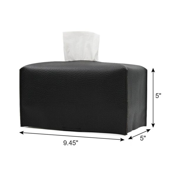 MJ025 - PU Leather Tissue Box Cover - Image 2