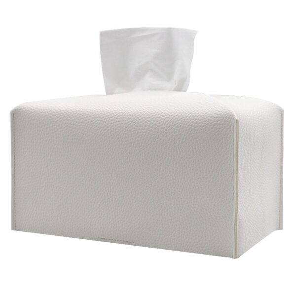 MJ025 - PU Leather Tissue Box Cover - Image 5