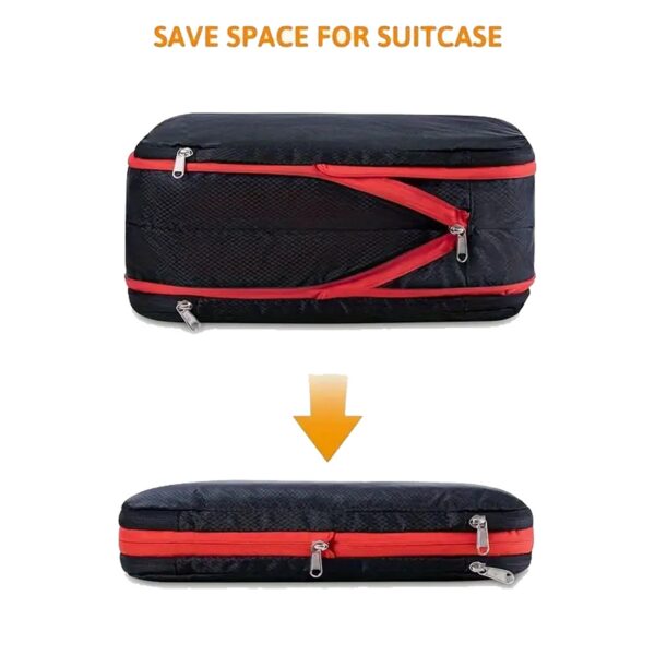 MJ040 - 3pcs Lightweight Large Capacity Travel Storage Bag - Image 3