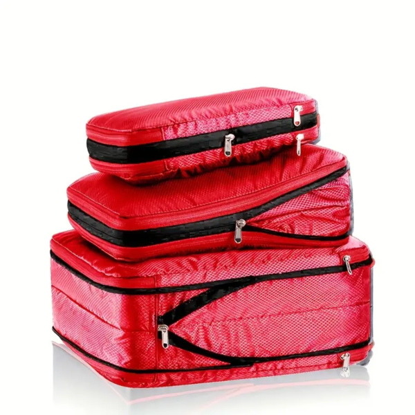 MJ040 - 3pcs Lightweight Large Capacity Travel Storage Bag - Image 7