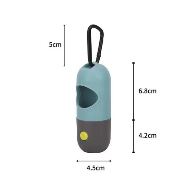 MJ048 - Dog Dirt Bag Dispenser With Led Flashlight - Image 2