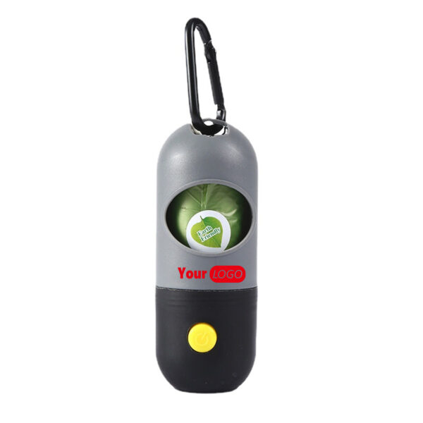 MJ048 - Dog Dirt Bag Dispenser With Led Flashlight