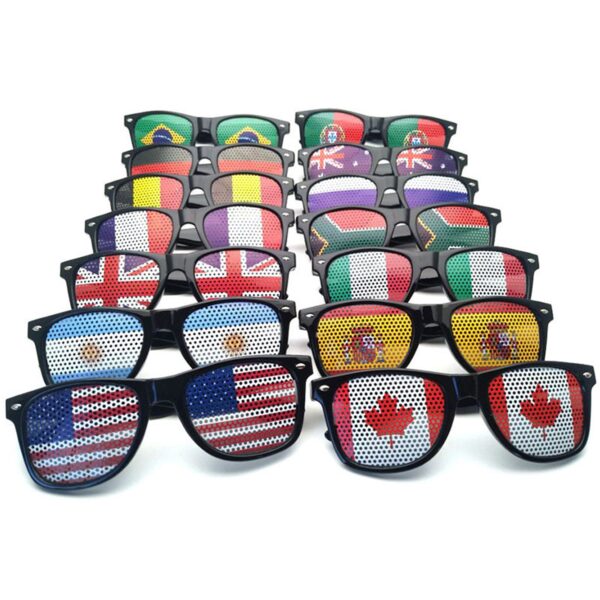 MJ074 - Aviator American Flag Sunglasses - Image 3