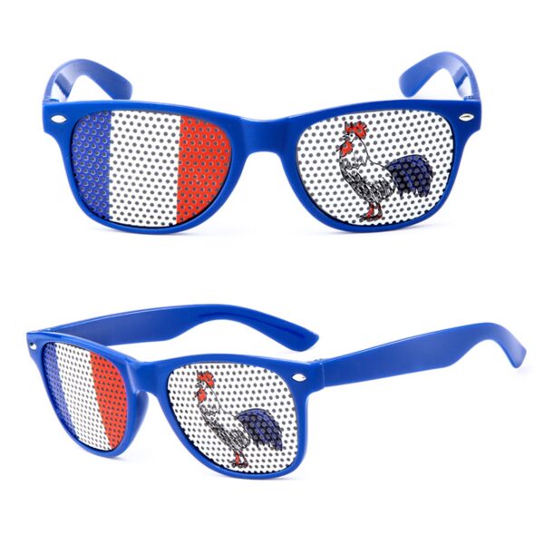 MJ074 - Aviator American Flag Sunglasses - Image 2