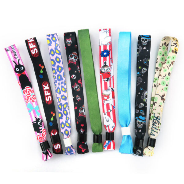 RX011 -5/8 "Sublimated fabric fabric disposable activity wristband - Image 2