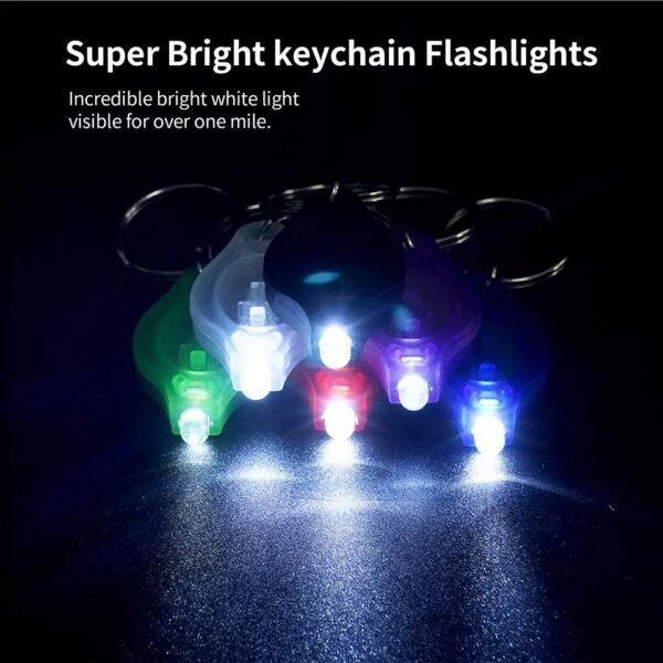 RX052 - Mini  LED Flashlight Key Chain - Image 4