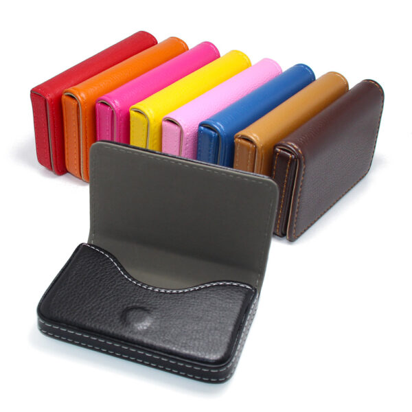 RX056 - Leatherette Business Card Holder w/Plush Velvet Lining