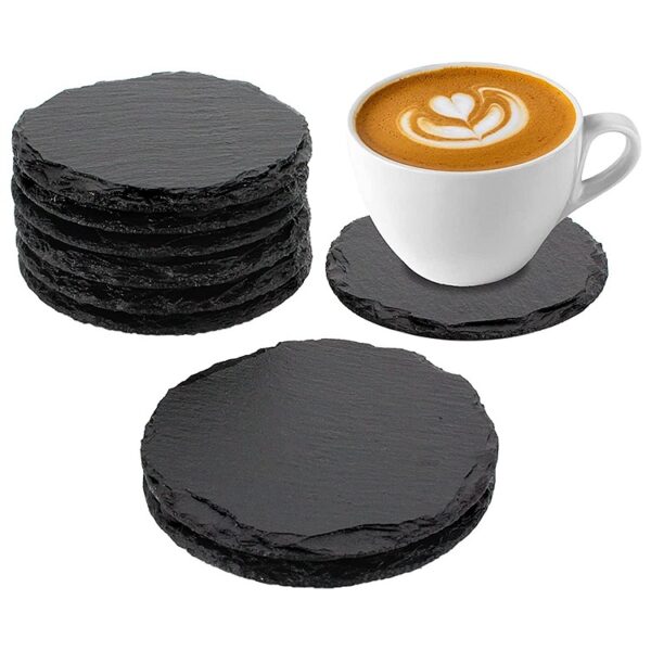 RX065 -Circular Natural Stone Coaster