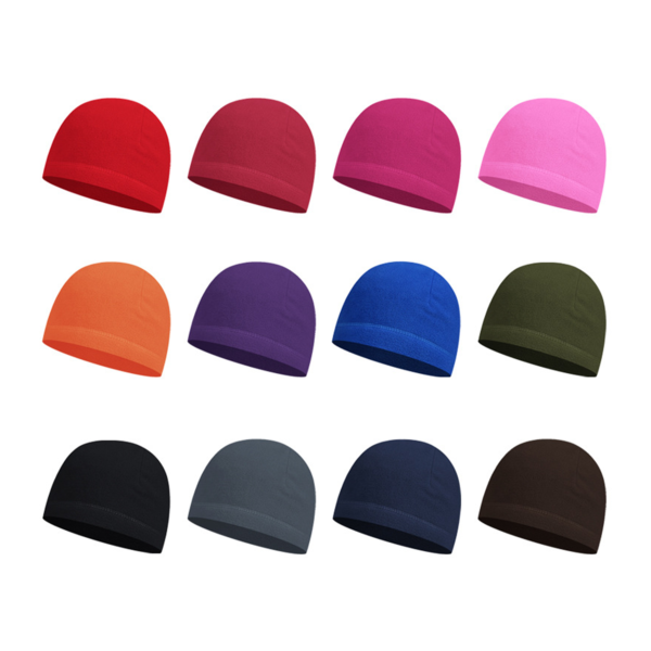 TL080 - Polar Fleece Beanie Hats - Image 2