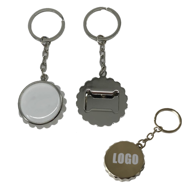 TL082 - Beer Bottle Cap Shaped Opener Key Chain