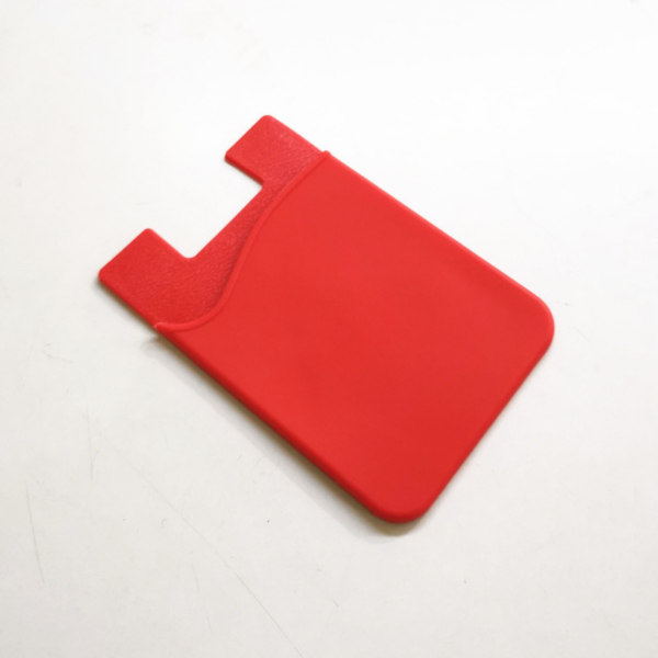 ZC018 - 3 3/8" x 2 1/4" Silicone Phone Wallet - Image 3