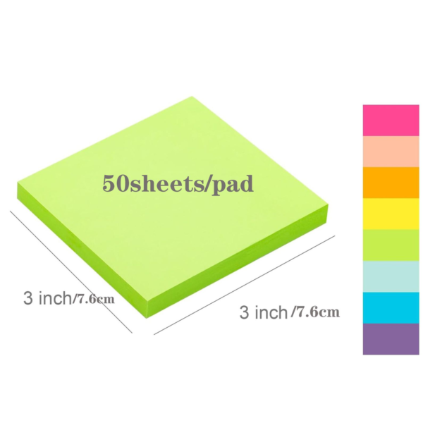 ZC021 - 3" x 3" Square Sticky Notes - Image 2