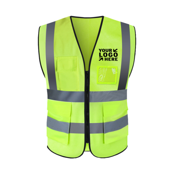 ZC038 - Safety Vest with Reflective Strips - Image 3