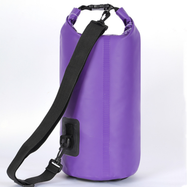 ZC079 - 10L Waterproof PVC Dry Bag with Shoulder Strap - Image 2