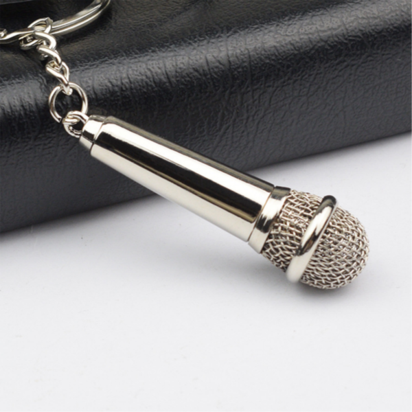 ZC091 - Microphone Key Chain - Image 3