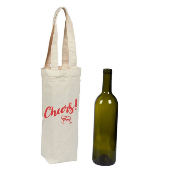 ZC121 - Canvas Wine Tote Bag