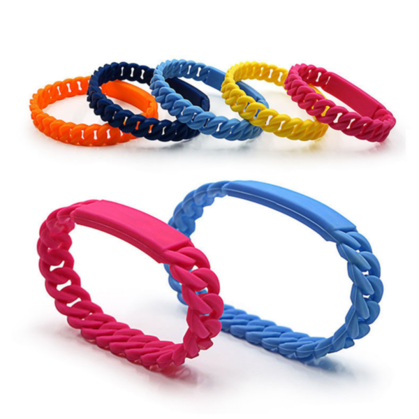 ZC124 - Twisted Silicone Wristband