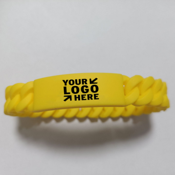 ZC124 - Twisted Silicone Wristband - Image 2