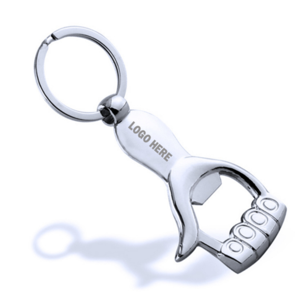 ZC125 - Metal Hand Shape Bottle Opener Key Chain