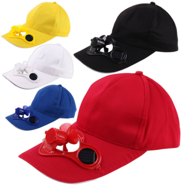 ZC146 - Automatic Solar Baseball Cap with Fan