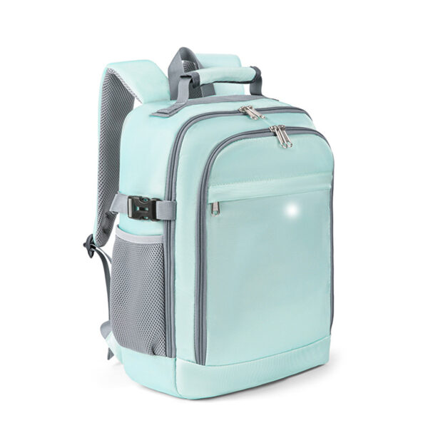 JZ026 - 15.6'' Mint Green Water Resistant Carry on Travel Laptop Backpack