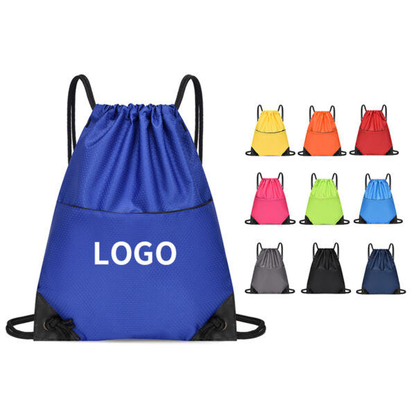 JZ039 - Drawstring Backpack Bag for Men Women Kids