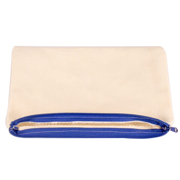 JZ035 - Durable Canvas Pencil Cosmetic Bag - Image 2