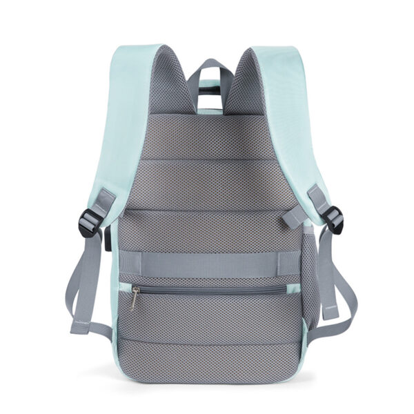 JZ026 - 15.6'' Mint Green Water Resistant Carry on Travel Laptop Backpack - Image 2