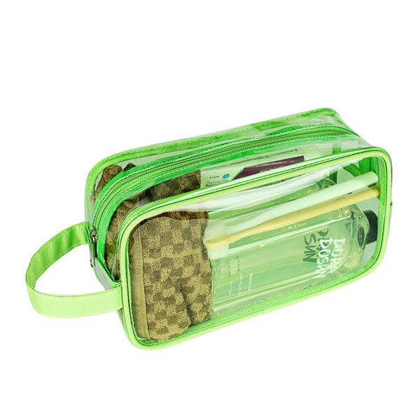 JZ017 - Portable Clear Travel Toiletry Bag - Image 4