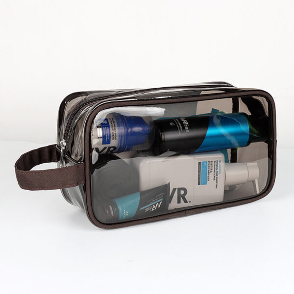 JZ017 - Portable Clear Travel Toiletry Bag - Image 3