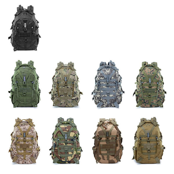 JZ044 - Hiking Biking Backpack Camouflage Tactical Backpack - Image 5