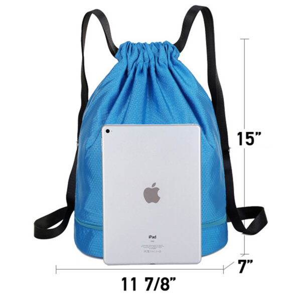 JZ074 - Waterproof Oxford Drawstring Backpack - Image 2