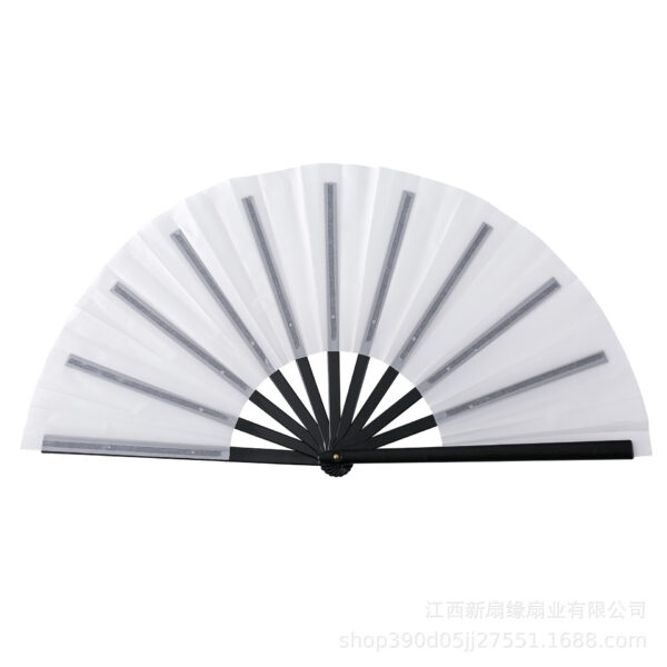 MJ093 - 13” Folding Hand Fan With UV Reactive Ink - Image 10