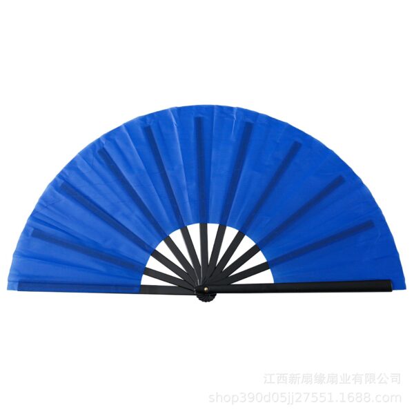 MJ093 - 13” Folding Hand Fan With UV Reactive Ink - Image 6