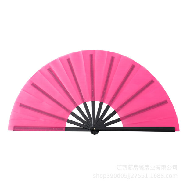 MJ093 - 13” Folding Hand Fan With UV Reactive Ink - Image 11