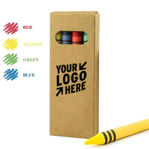 RX133 -Kraft Paper Crayon 4 Pack