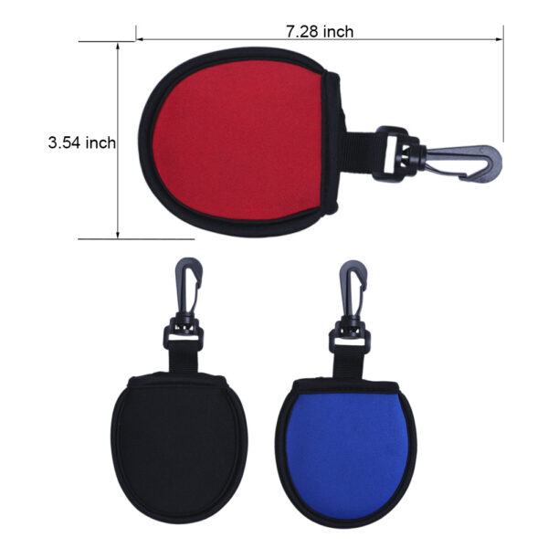 RX143- Neoprene Golf Ball Washer Bag - Image 5