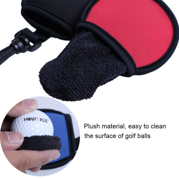 RX143- Neoprene Golf Ball Washer Bag - Image 4