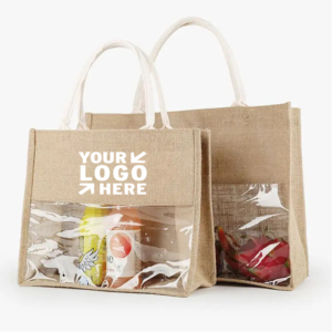 RX185 -  Shopping Tote Bag with Clear Window