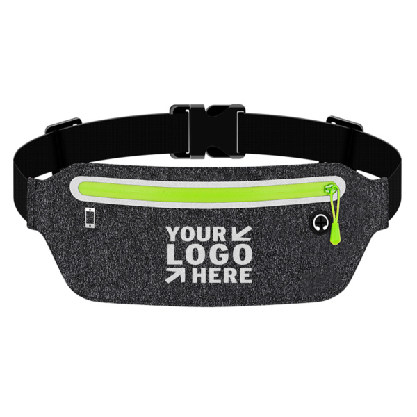 TL148 - Zipper Sport Flat Waist Pack