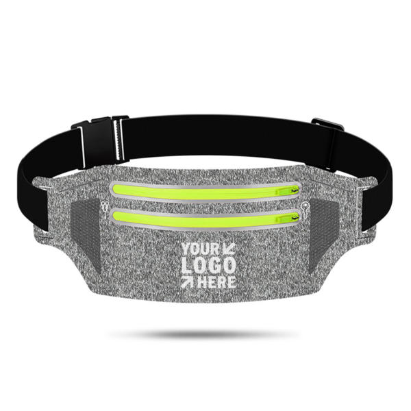 TL167 - Breathable Double Zipper Sports Fanny Pack - Image 3