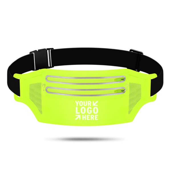 TL167 - Breathable Double Zipper Sports Fanny Pack - Image 2