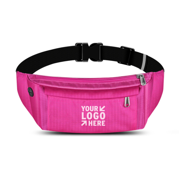 TL169 - High Volume Nylon Double-zipper Waist Pack