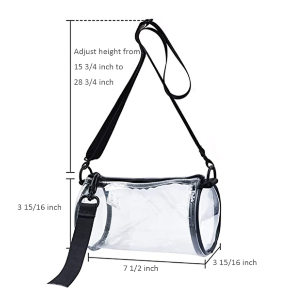 ZC158 - Clear Barrel Bag