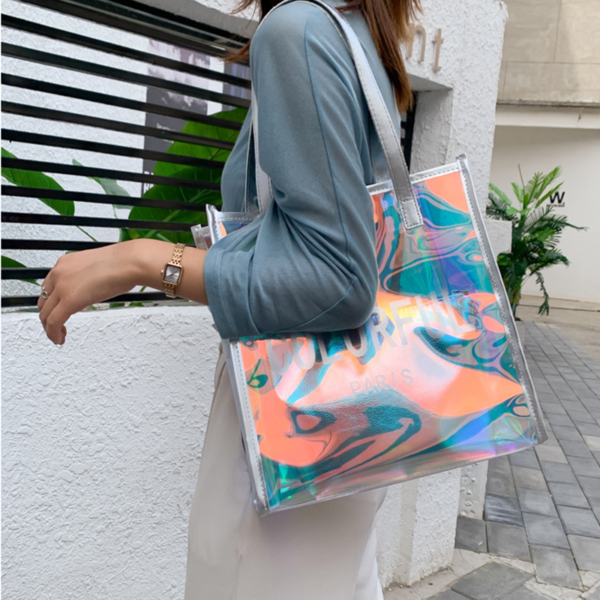 ZC171 - Holographic Laser Tote Bag - Image 4