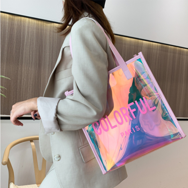 ZC171 - Holographic Laser Tote Bag - Image 3