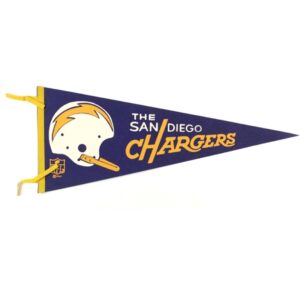 FPE3305 - Full Color Felt Pennant with Strip Edge