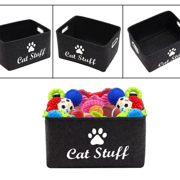 ZC179 - Felt Toy Storage Box