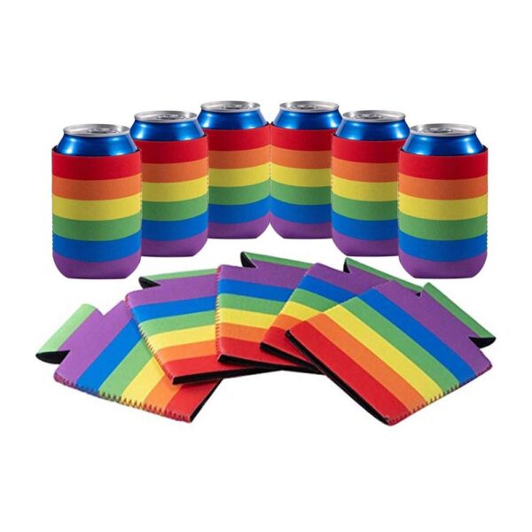 RX192 - Rainbow Pride Can Cooler - Image 3