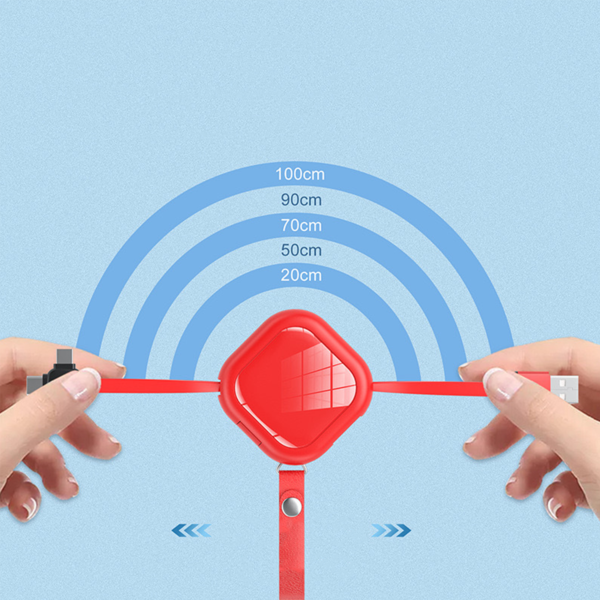 ZC248 - 3 in 1 Charging Cable Retractable with Phone Holder - Image 2